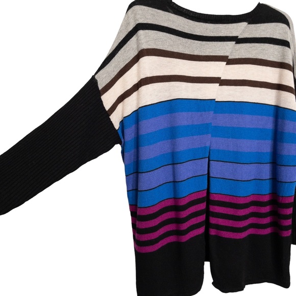 Corey Lynn Calter Stripe Sweater Sz S/M - Picture 6 of 10